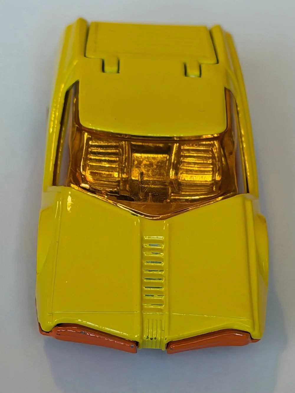 Vintage Matchbox Superfast No. 33 Datsun 128X Yellow 1973 Lesney England